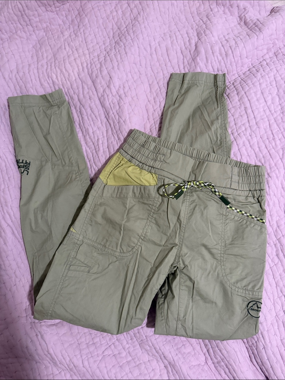 La Sportiva Temple Pant W Climbing Pants Green XXS
